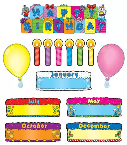 Birthday Bulletin Board Sets