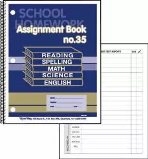 Homework Assignment Book