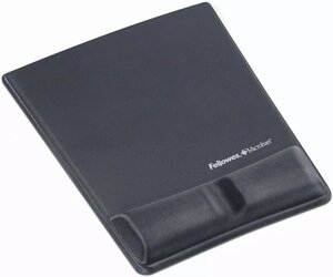 Fellowes® Mouse Pad/Wrist Support with Microban® Protection