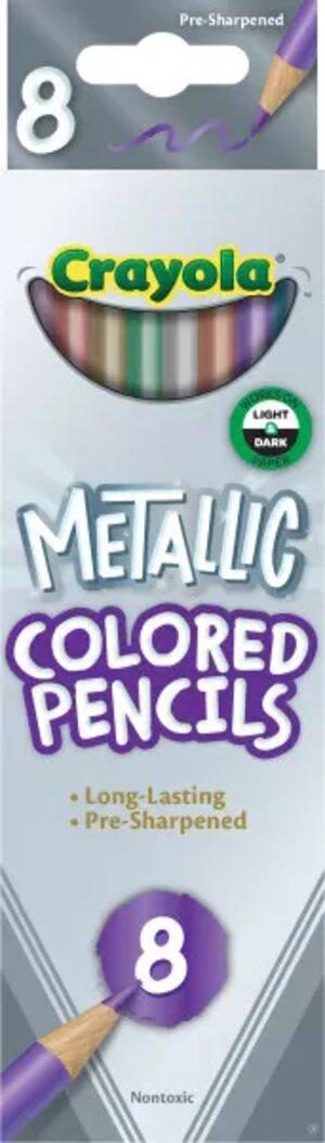 Crayola® Metallic Colored Pencils