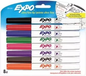 Expo® Dry Erase Ultra Fine Tip Markers