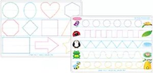 Double Sided Prewriting/Shapes Learning Mats