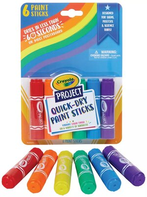 Crayola® Project Quick Dry Paint Sticks