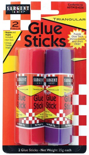 Sargent Art® Triangular Glue Sticks