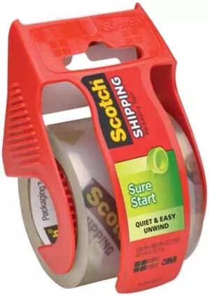 Scotch® Sure Start Packaging Tape with Dispenser