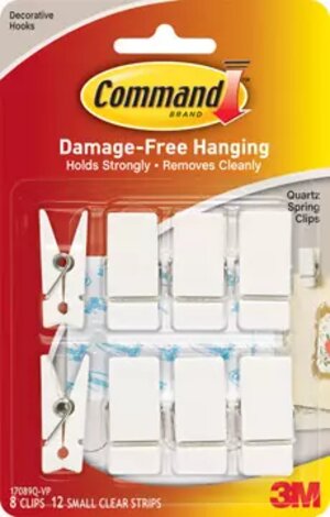 Command™ Quartz Spring Clips