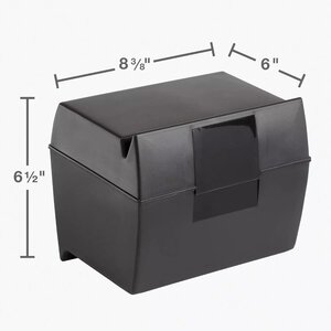 Oxford® Plastic File Boxes