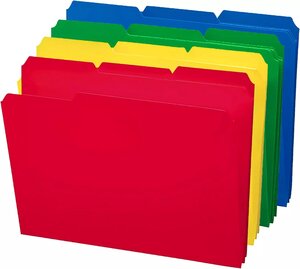 SMEAD Colored Poly File Folders