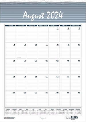 Academic Monthly Wall Calendar