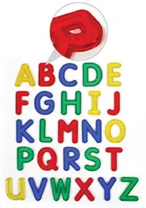 Jumbo See-Thru Alphabet Set