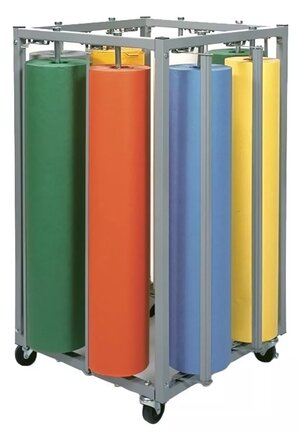 Square Vertical Roll Paper Rack