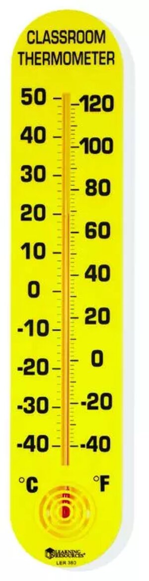 Accident Proof Classroom Thermometer