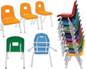 Mahar Manufacturing® Creative Colors® Split Bucket Chairs