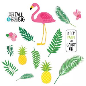 Flamingo Fun Bulletin Board Set