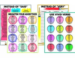 Brighten Your Vocabulary Teaching Poster Set