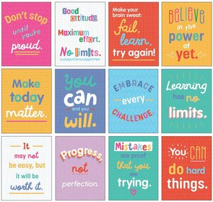 Growth Mindset Mini Posters