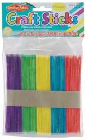 Colored Craft Sticks