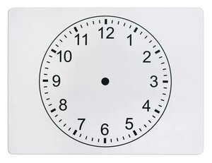 Pacon® Clockface Double-Sided Dry Erase Boards