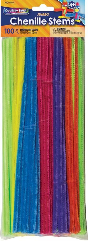 Creativity Street® Jumbo Stems Hot Colors