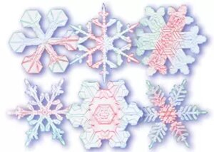 Snowflakes Rubbing Plates