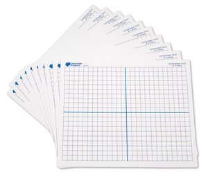 Double-Sided X-Y Axis Dry Erase Mats