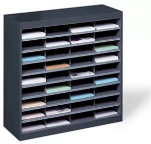 36 Compartment Steel Literature Organizers