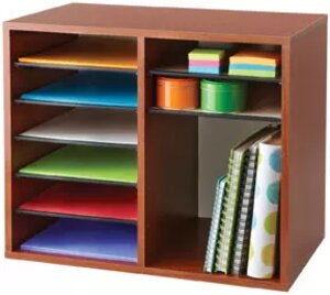 Adjustable Compartment Literature Organizer