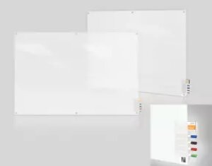 Harmony Premium Frosted Glass Markerboard - Non Magnetic