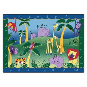 Alphabet Jungle Classroom Carpet