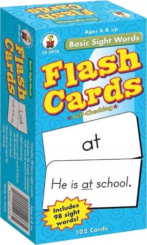 Basic Sight Words Flash Cards