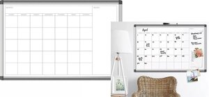 PINIT Magnetic Dry Erase Calendar Bard