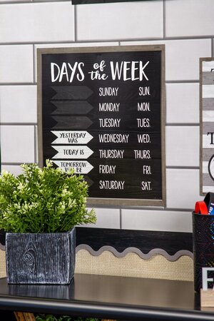 Modern Farmhouse Calendar Bulletin Board Set