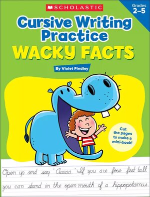 Cursive Writing Practice: Wacky Facts