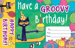 Pete the Cat Groovy Birthday Bookmark Awards