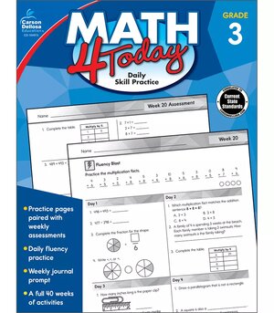 Math 4 Today Workbook Grade 3 Paperback