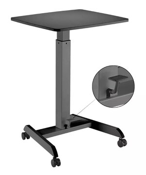 Mobile Height Adjustable Sit Stand Desk