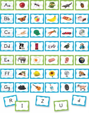 Alphabet Pocket Chart Cards