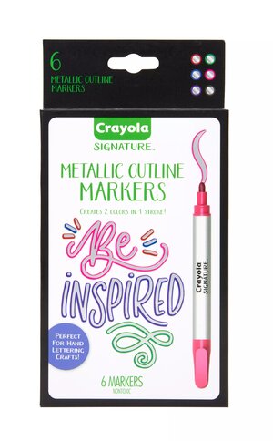 Crayola® Signature Metallic Outline Paint Markers