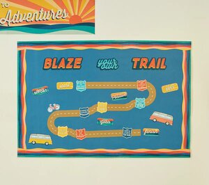 Adventurer Blaze Your Own Trail Mini Bulletin Board Set