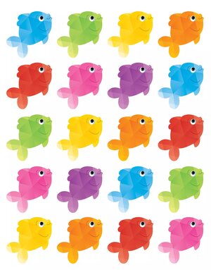 Colorful Fish Stickers