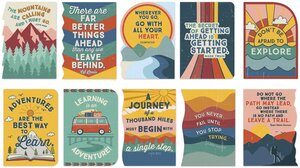 Adventurer Motivational Die Cut Poster Set