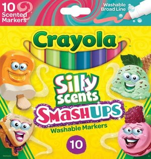 Crayola Silly Scents Smash Ups Broad Line Washable Markers