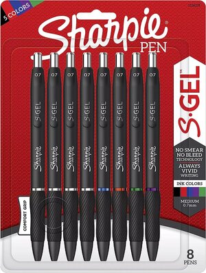 Sharpie® S-Gel Pens, 8 color Set