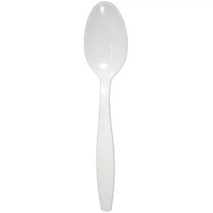 Heavy Weight Teaspoon - White