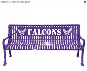 Leisure Craft Personalized Diamond Pattern Bench