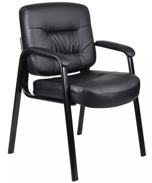 Boss Executive Mid Back LeatherPlus Guest Chair