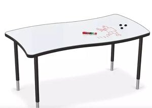 Hierarchy Creator Table + Porcelain Steel Top