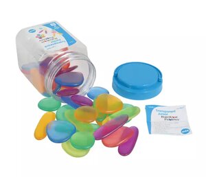 Junior Rainbow Pebbles - Transparent Mini Jar