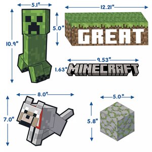 Minecraft Building a Great Year Bulletin Board Set