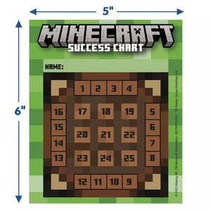 Minecraft Mini Reward Charts w/ Stickers